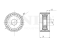 Drive belt tensioner pulley thumb