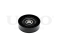 Drive belt tensioner pulley thumb