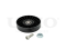 Drive belt idler pulley thumb