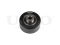 Drive belt idler pulley thumb