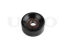 Drive belt tensioner pulley thumb