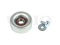 Drive belt tensioner pulley thumb