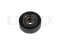 Drive belt idler pulley thumb