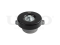 Drive belt tensioner with pulley thumb
