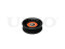 Drive belt tensioner pulley thumb