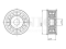 Drive belt tensioner pulley thumb