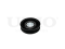 Drive belt tensioner pulley thumb