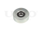 Drive belt idler pulley thumb