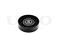 Drive belt tensioner pulley thumb