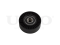 Drive belt tensioner pulley thumb