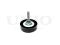 Drive belt idler pulley thumb