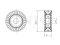 Drive belt tensioner pulley thumb