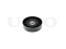 Drive belt tensioner pulley thumb