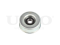 Drive belt tensioner pulley thumb