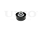 Timing belt idler pulley thumb