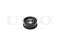 Timing belt idler pulley thumb
