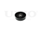 Drive belt tensioner pulley thumb