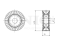 Drive belt tensioner pulley thumb