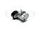 Drive belt tensioner with pulley thumb