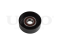 Drive belt tensioner pulley thumb