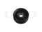 Drive belt tensioner pulley thumb