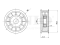Drive belt tensioner pulley thumb