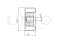 Drive belt tensioner pulley thumb