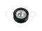 Drive belt idler pulley thumb