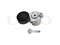 Drive belt tensioner with pulley thumb