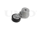 Drive belt tensioner with pulley thumb