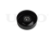 Drive belt tensioner pulley thumb