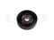 Drive belt idler pulley thumb