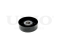 Drive belt tensioner pulley thumb