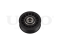 Drive belt idler pulley thumb