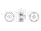 Drive belt idler pulley thumb