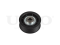 Drive belt idler pulley thumb
