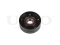 Drive belt tensioner pulley thumb