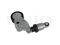 Drive belt tensioner with pulley thumb