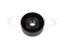 Drive belt tensioner pulley thumb