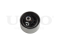 Timing belt tensioner with pulley thumb