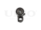 Timing belt tensioner with pulley thumb