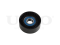 Drive belt idler pulley thumb