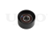Timing belt tensioner pulley thumb