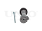Drive belt tensioner with pulley thumb