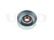 Drive belt idler pulley thumb