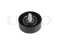 Drive belt idler pulley thumb