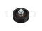 Drive belt idler pulley thumb