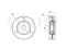 Drive belt tensioner pulley thumb