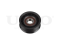 Drive belt tensioner pulley thumb