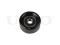 Drive belt tensioner pulley thumb